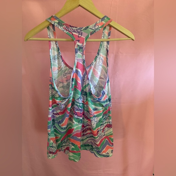 Lilly Pulitzer Multicolor Tropical Tank Top - Picture 4 of 4